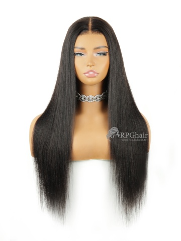 Wear & Go Glueless 9x6 HD Lace Wig Yaki Straight Pre-Cut & Pre-Plucked & Pre-Bleached [WG15]