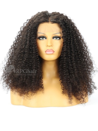 20'' Water Wave High Quality Brazilian Virgin Hair Lace Front Wig [RFS016]