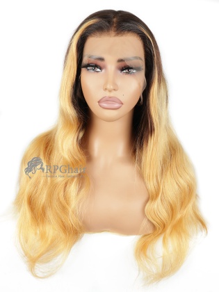 20" 180% Density Body Wave Hairstyle Ombre Brazilian Hair 360 Lace Wig [CSL196]