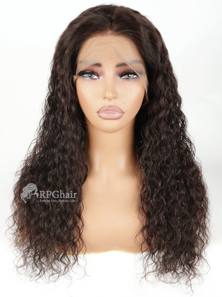 20" 180% Density Water Wave Hairstyle Brazilian Virgin Hair Pre-Plucked 360 Lace Wig [CSL202]
