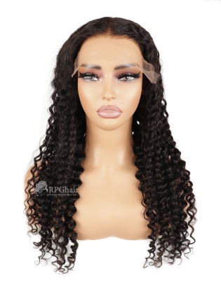 20" 180% Density Deep Wave Indian Virgin Hair 6x6 HD Lace Closure Wig [CSL228]