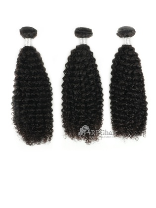 Deep Curly Indian Virgin Hair 3 Bundles Natural Color[HW34]