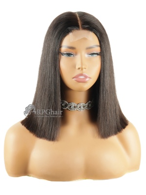 Silky Straight Bob Wear & Go 2x6 Glueless Transparent Lace Wig [HCW32]