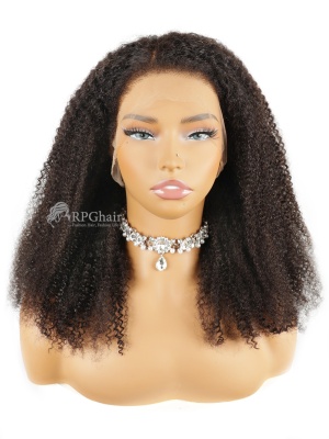 Kinky Coily With Realistic Edges Invisi-Strap Snug Fit Glueless 360 HD Lace Wig [ISW05]