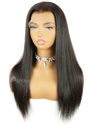 Silky Straight Indian Remy Human Hair Full Lace Wigs